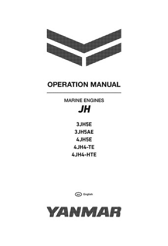 Yanmar 3jh5e 3jh5ae - 3jh5e, 4jh5e
